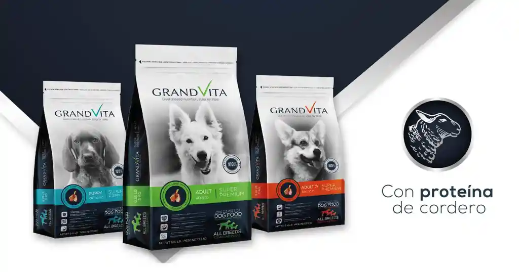 Grandvita Adulto Cordero 3kg