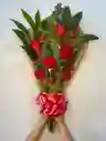 Bouquet Tradicional Rosas X 6 Tallos