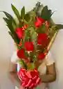 Bouquet Tradicional Rosas X 6 Tallos