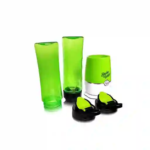 Mini Licuadora Doble Vaso Para Batidos Jugos Shaken Take 3 Pro 500ml