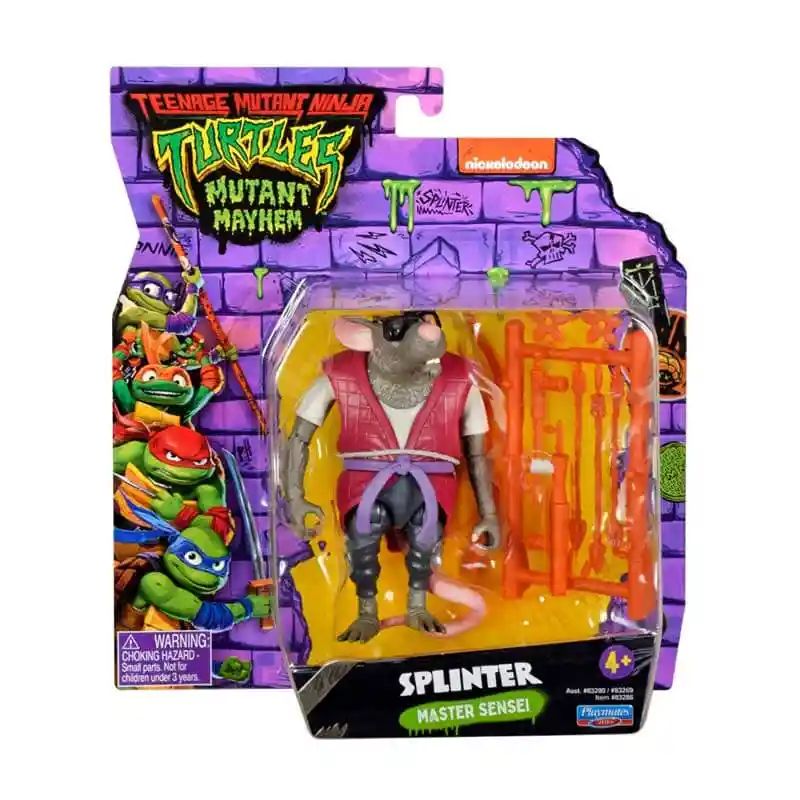 Figura Coleccionable Splinter Tortugas Ninja Movie Basico