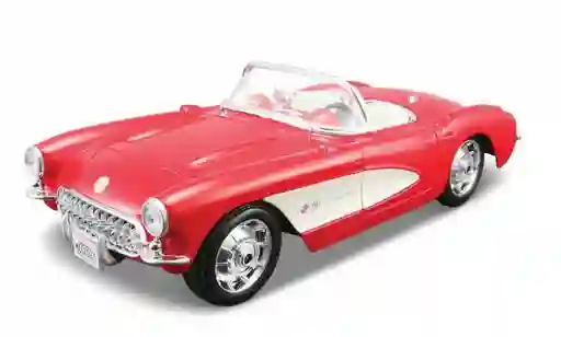 Carro A Escala 1/24 Chevrolet Corvette 1957 Para Armar