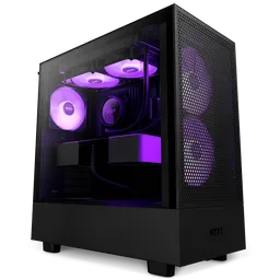 Caja Atx Nzxt H5 Flow Rgb (negro)