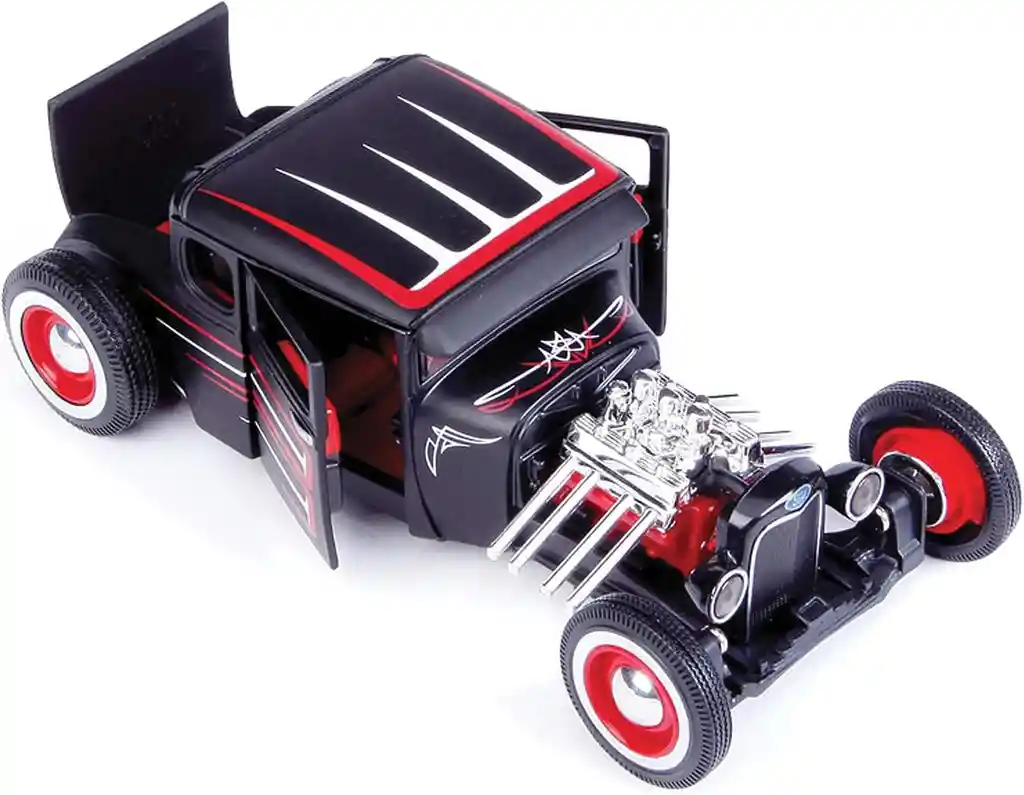 Carro A Escala 1/24 Ford 1929 Modelo Hot Rod Para Armar