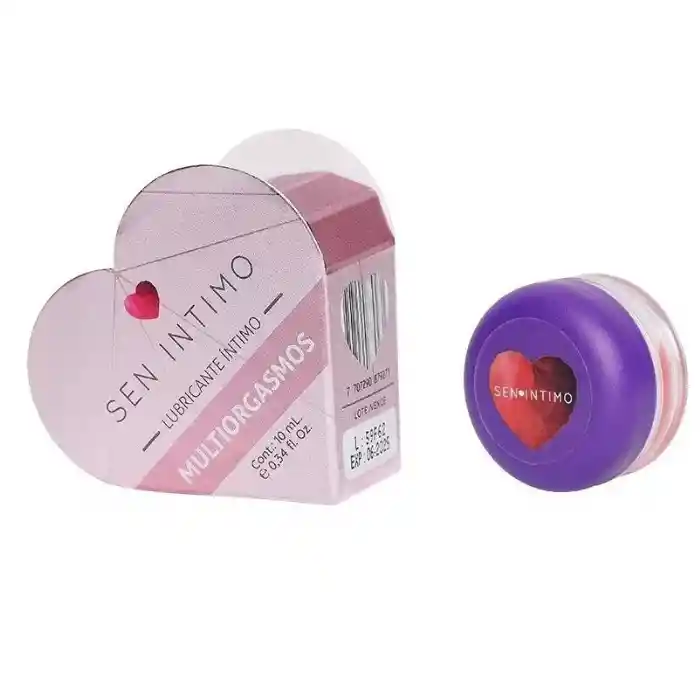 Lubricante Sen Intimo Multiorgasmos En Corazóz X 10ml