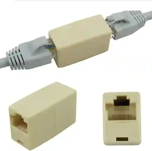Unión Rj45 Red Lan Extender Cable Red Utp Cat 5-6 Adaptador Cable Wifi