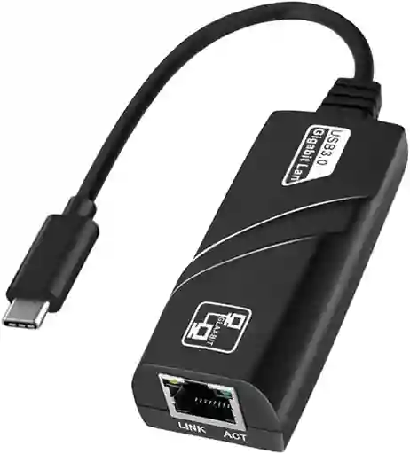 Adaptador Tipo C A Rj45 Mac Wifi Gigabit Ethernet Tarjeta De Red Cable