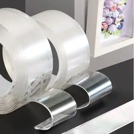Cinta Doble Faz Adhesiva X5 Metros Transparente 20mm