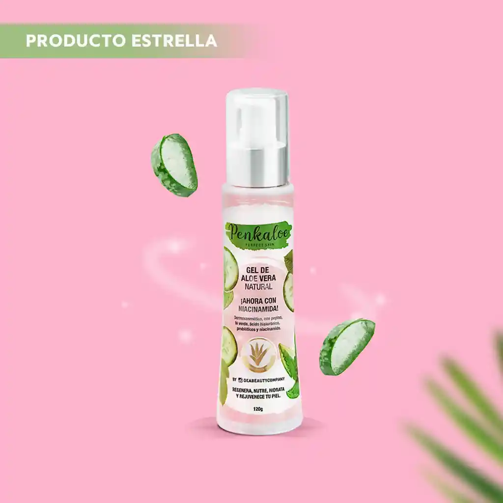 Gel De Aloe Vera Natural - Hidratante Facial Y Corporal - Penkaloe