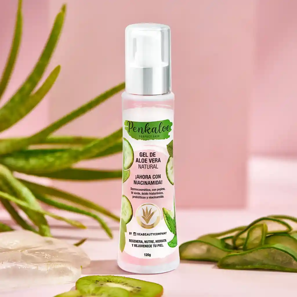 Gel De Aloe Vera Natural - Hidratante Facial Y Corporal - Penkaloe