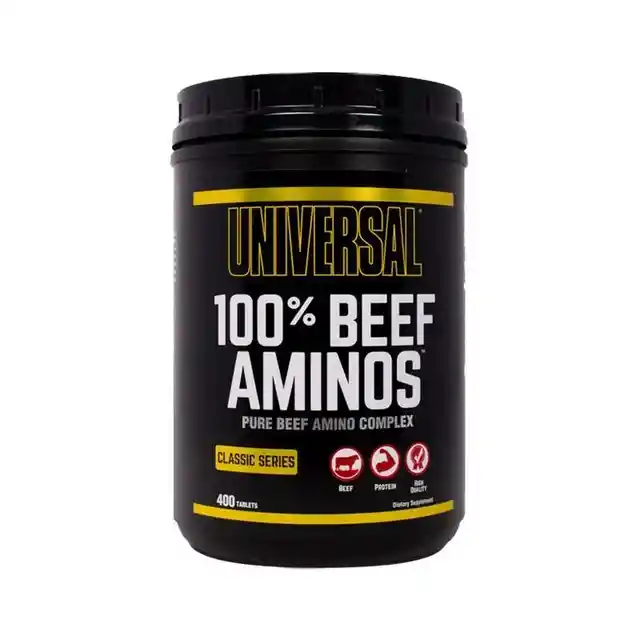 100 % Beef Aminos 400 Tabletas De Universal