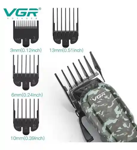  Cortadora De Pelo Barba VGR V665 Profesional Recargable Usb 