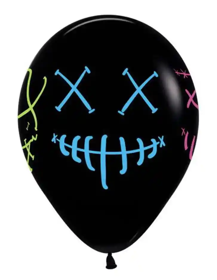 R-12 Bomas Globos Para Fiesta Sempertex Mascaras Neon Infinity X12 Globos