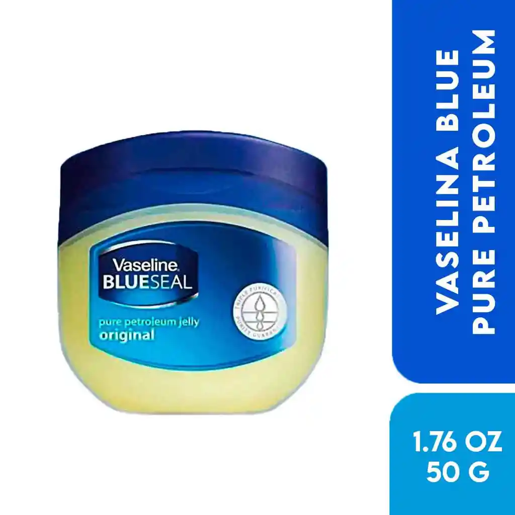 Vaseline Vaselina Blueseal 100% Pure Petroleum Jelly De Vaseline Made In The Usa 1.76 Oz (50ml)