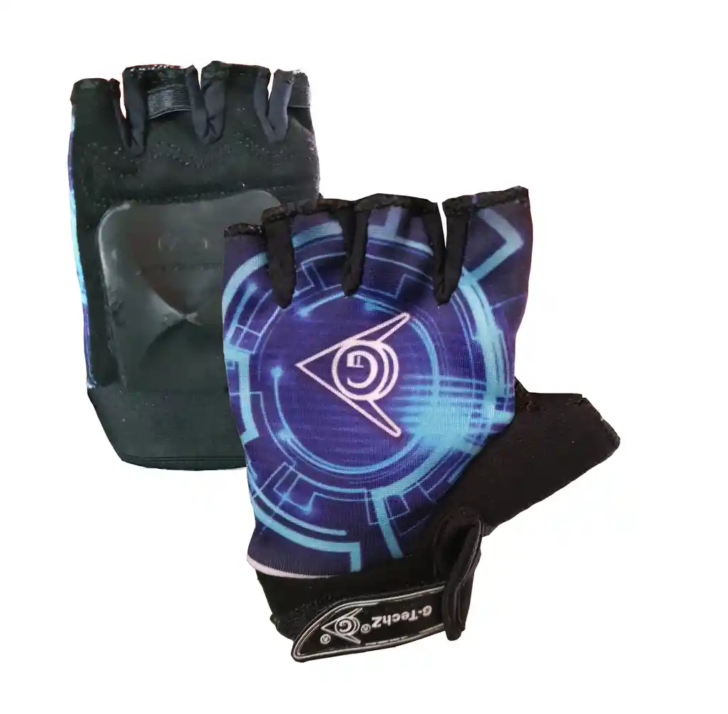 Guantes Para Patinaje Talla: S Niñas Niños Protección Palma Pvc - Azul