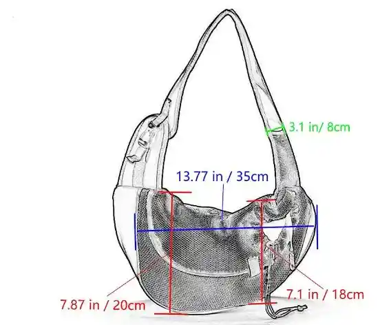 Morral Trasnportador Rojo Gatos Y Perro Menos De 5 Kilos