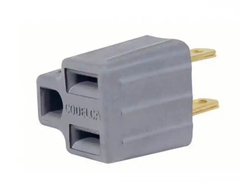 Adaptador Convertidor 3 - 2 De Polo A Tierra Sin Polo Codelca