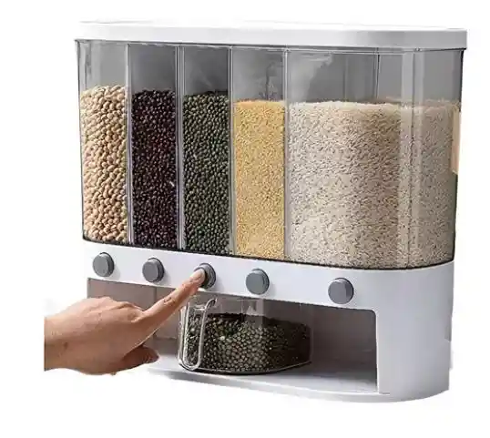 Dispensador Y Organizador De Granos Y Cereales Cocina