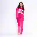 Pijama Térmica Bordada Cool Fucsia 2796 S