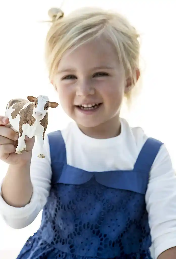 Figura De Animales Vaca Fleckvieh Colección Niños Y Niñas