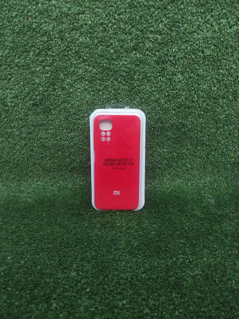 Xiaomi Redmi Note 11s | Forro Protector| Silicone Case | Rojo | Xiaomi | Carcasa | Funda | Anti Humedad