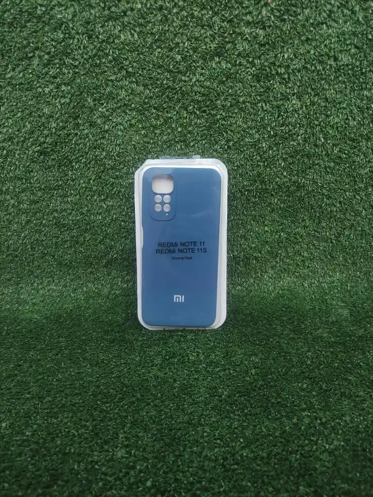 Xiaomi Redmi Note 11 | Forro Protector| Silicone Case | Azul Acero | Xiaomi | Carcasa | Funda | Anti Humedad