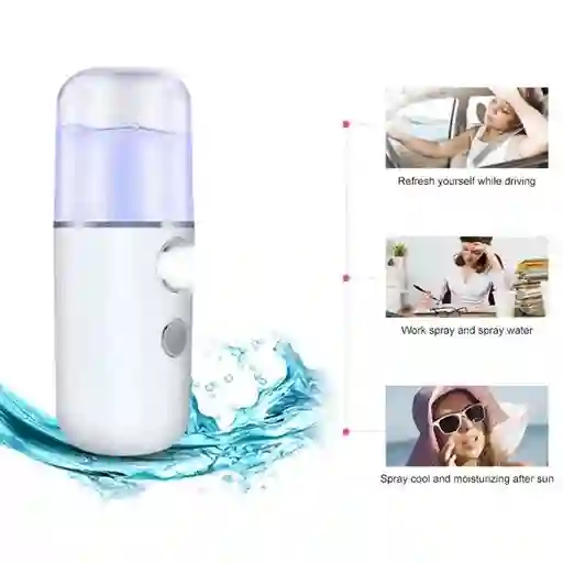 Vapor Ozono Facial, Spa Portátil Hidratante
