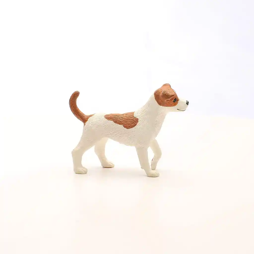 Figura De Animales Perro Jack Russell Terrier Hembra Colección Niño