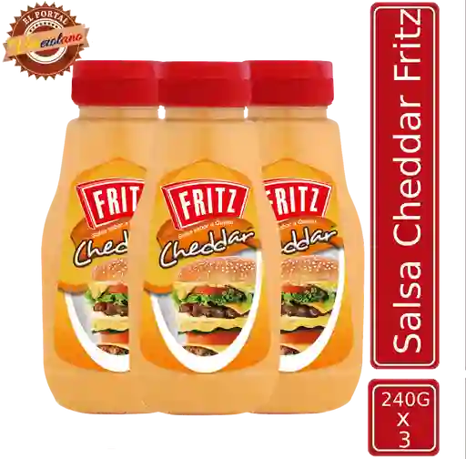 Salsa Cheddar Fritz Venezolana X 3