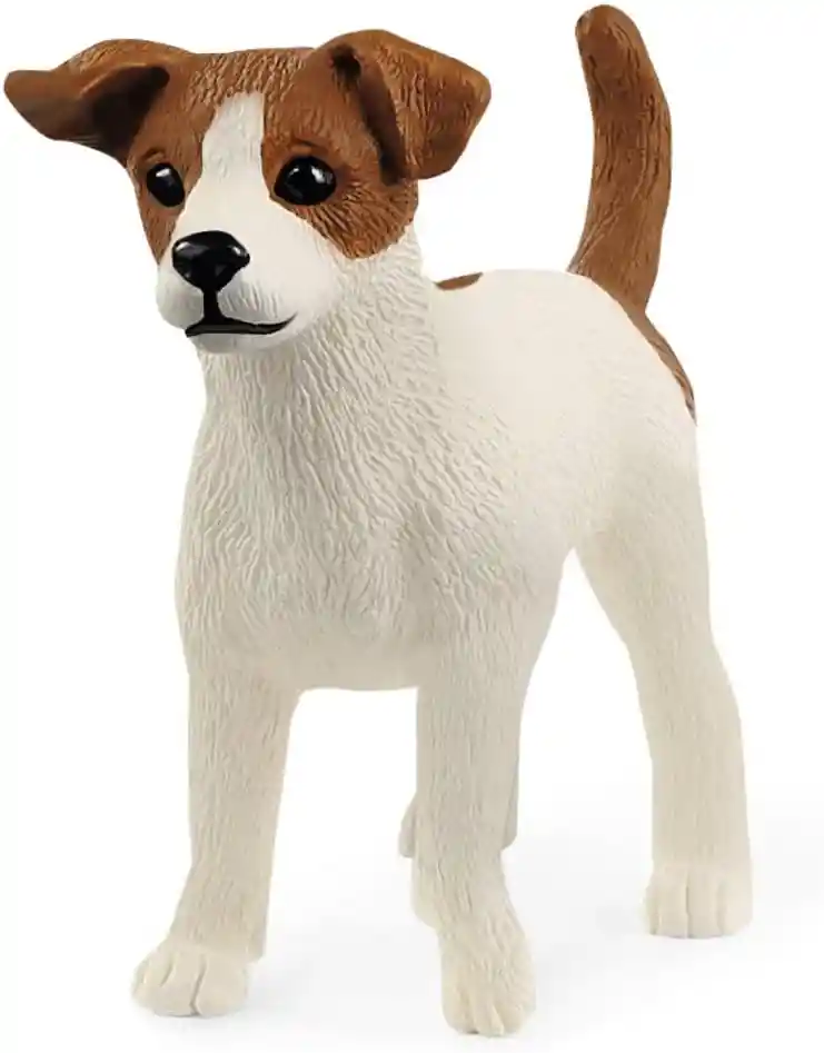 Figura De Animales Perro Jack Russell Terrier Hembra Colección Niño