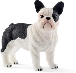 Figura De Animales Perro Bulldog Francés Colección Niños