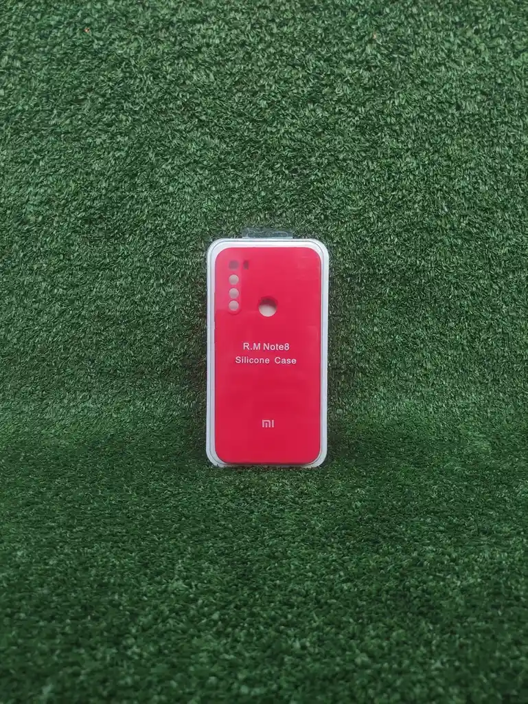 Xiaomi Redmi Note 8 | Forro Protector| Silicone Case | Rojo |xiaomi | Carcasa | Funda | Anti Humedad