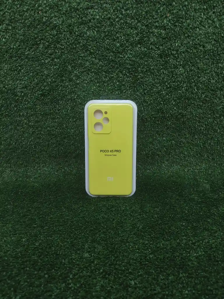 Xiaomi Redmi Poco X5 Pro | Forro Protector| Silicone Case | Amarillo | Xiaomi | Carcasa | Funda | Anti Humedad