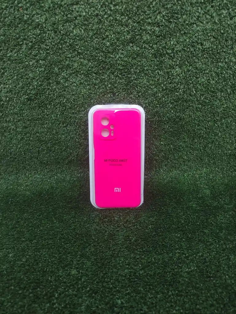 Xiaomi Redmi Mi Poco X4 Gt | Forro Protector| Silicone Case | Fucsia Neon |xiaomi | Carcasa | Funda | Anti Humedad