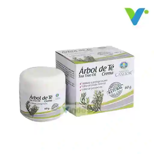  Crema De Arbol De Te Natural 60G  Naturales CASVIOR 