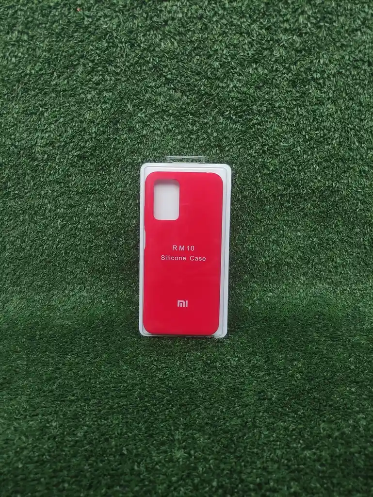 Xiaomi Redmi 10 | Forro Protector| Silicone Case | Rojo | Xiaomi | Carcasa | Funda | Anti Humedad