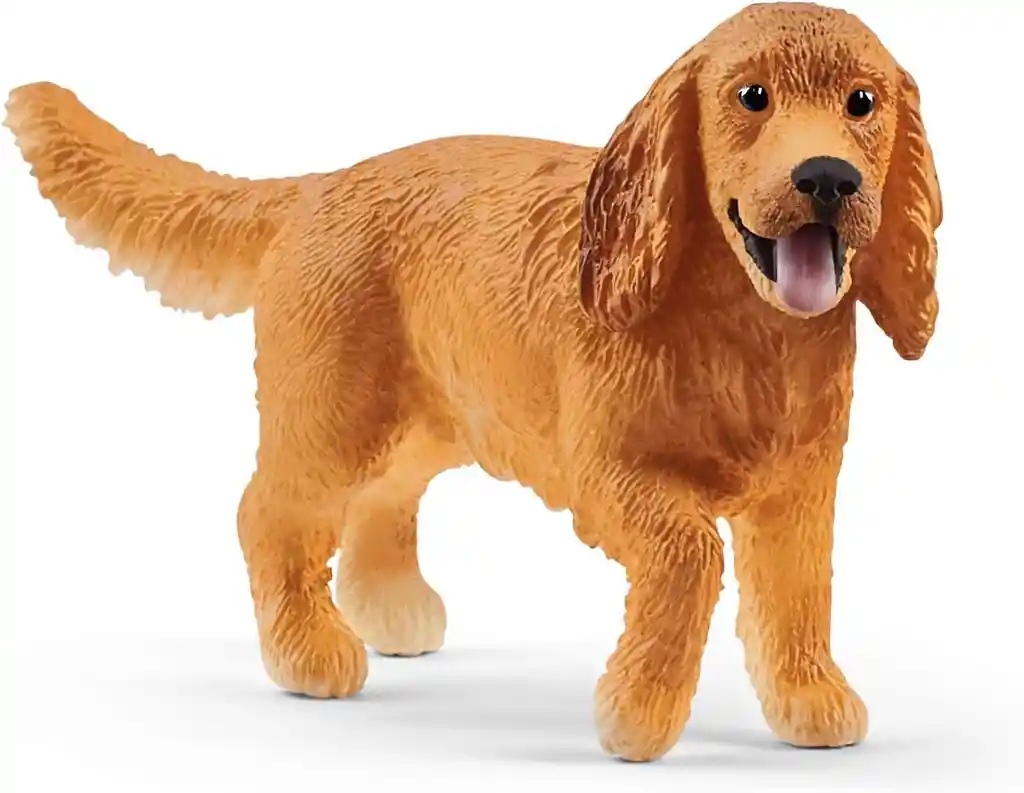 Figura De Animales Perro Cocker Spaniel Colección Niños