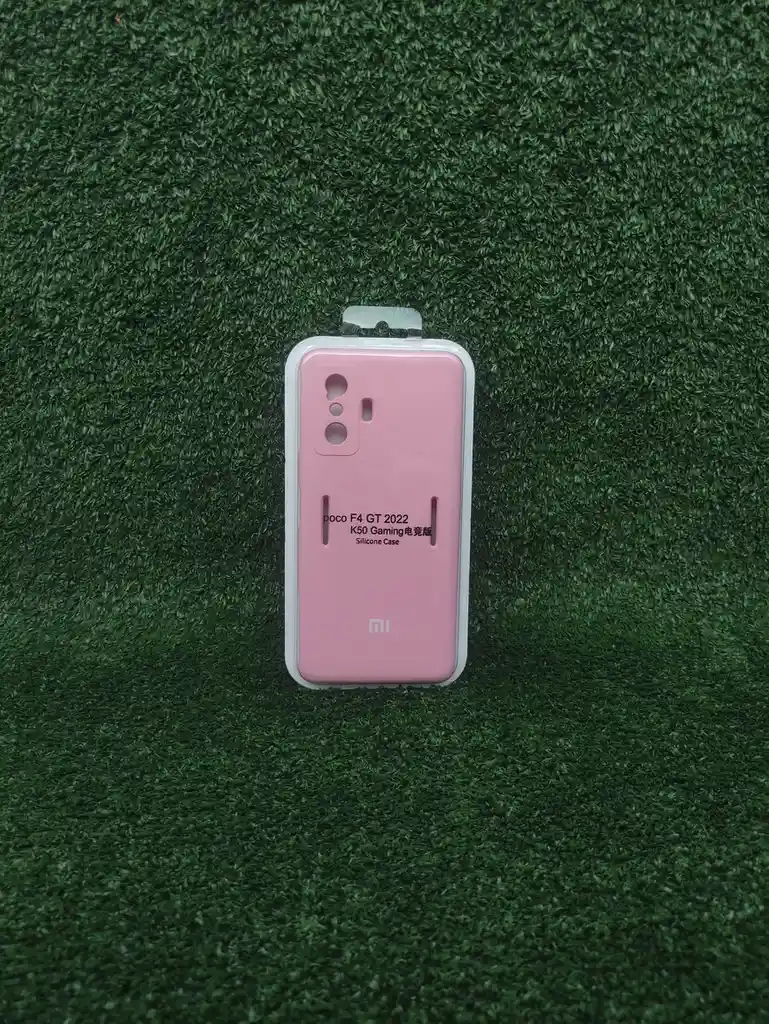 Xiaomi Poco F4 Gt 2022 | Forro Protector| Silicone Case | Rosado | Xiaomi | Carcasa | Funda | Anti Humedad