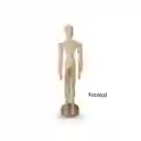 Muñeco Articulado ( M ) Maniquí En Madera 12 X 8.5 X 30 Cm