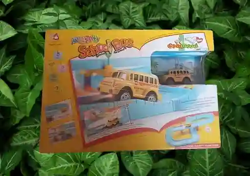 Pista Bus Escolar Con Sensor.