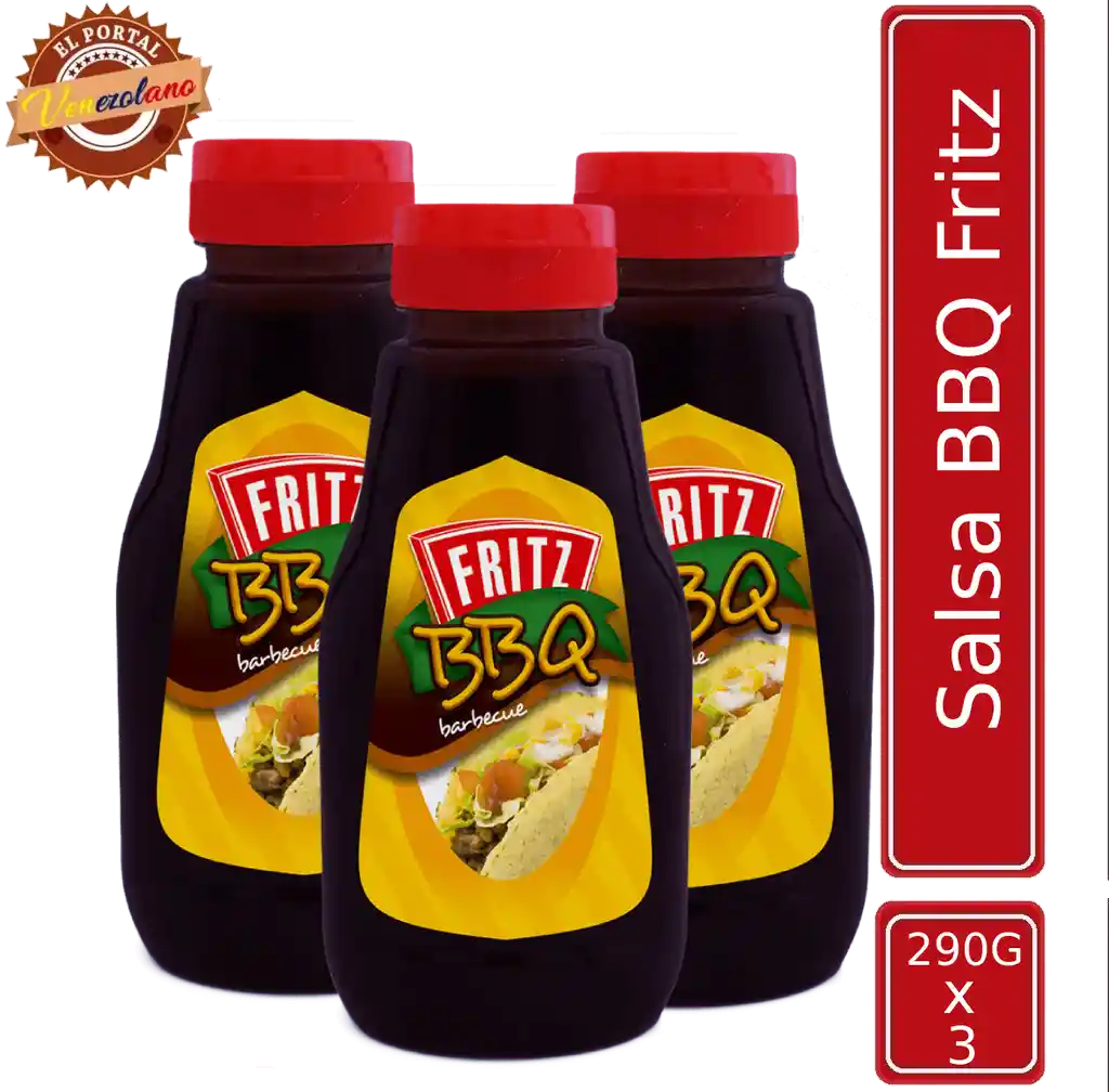 Salsa Fritz Bbq X 3