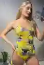 Vestido De Baño Entero Amarillo Tucanes Talla M