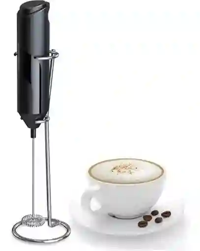 Batidor Electrico Portatil Mezclador Leche Espuma + Soporte