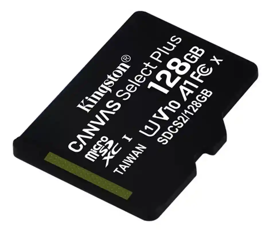 Tarjeta De Memoria Kingston Sdcs2sp Canvas Select Plus Con Adaptador Sd 128gb
