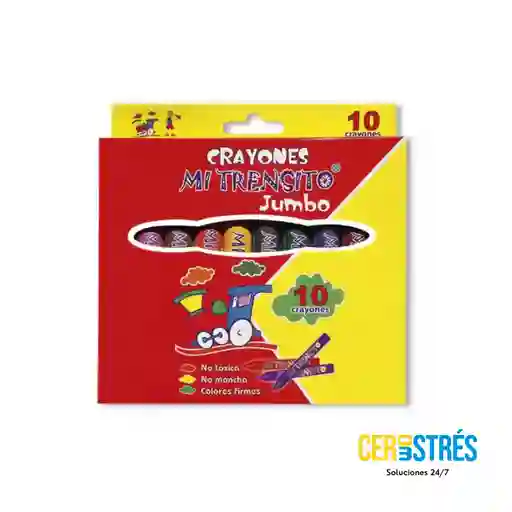 Crayola Extra Jumbo Mi Trensito X 10