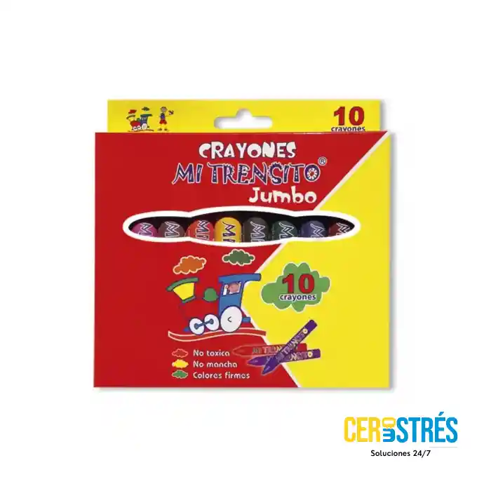 Crayola Extra Jumbo Mi Trensito X 10
