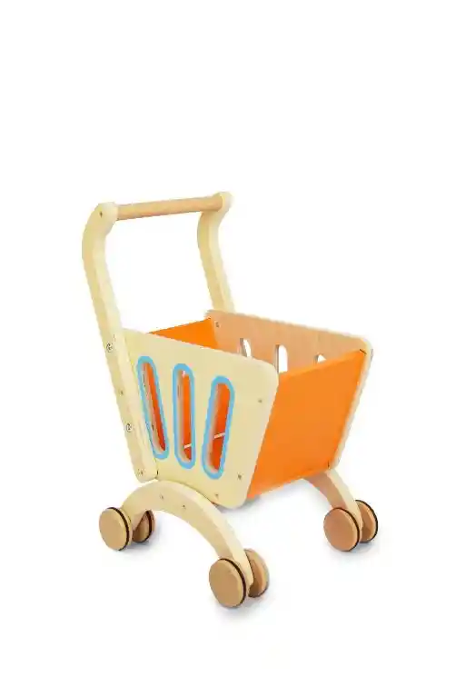 Carrito De Compras De Madera