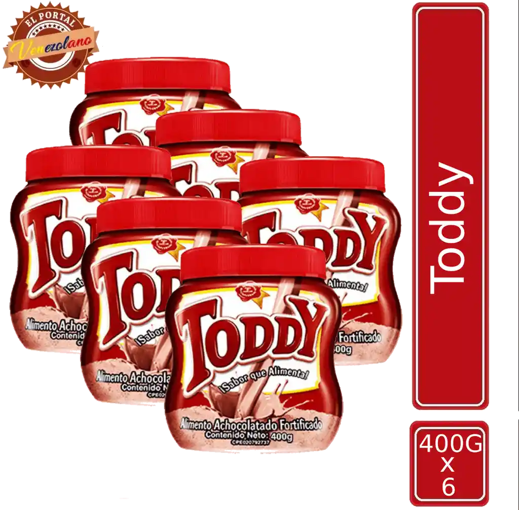 Toddy Venezolano 400g X 6