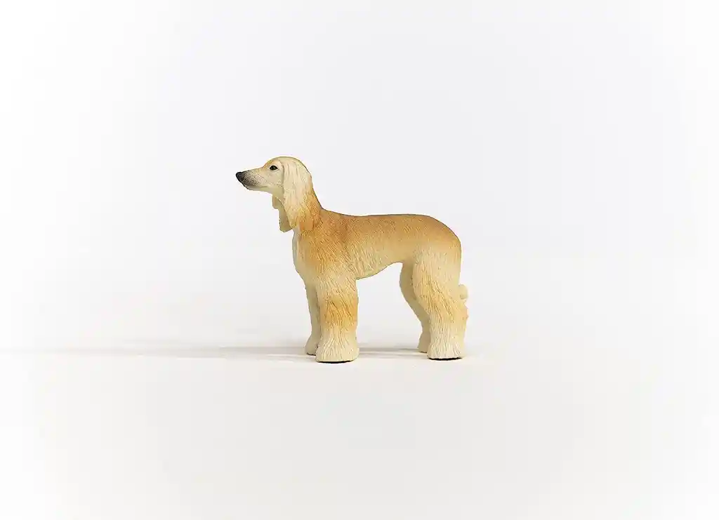 Figura De Animales Perro Lebrel Afgano Niños Y Niñas