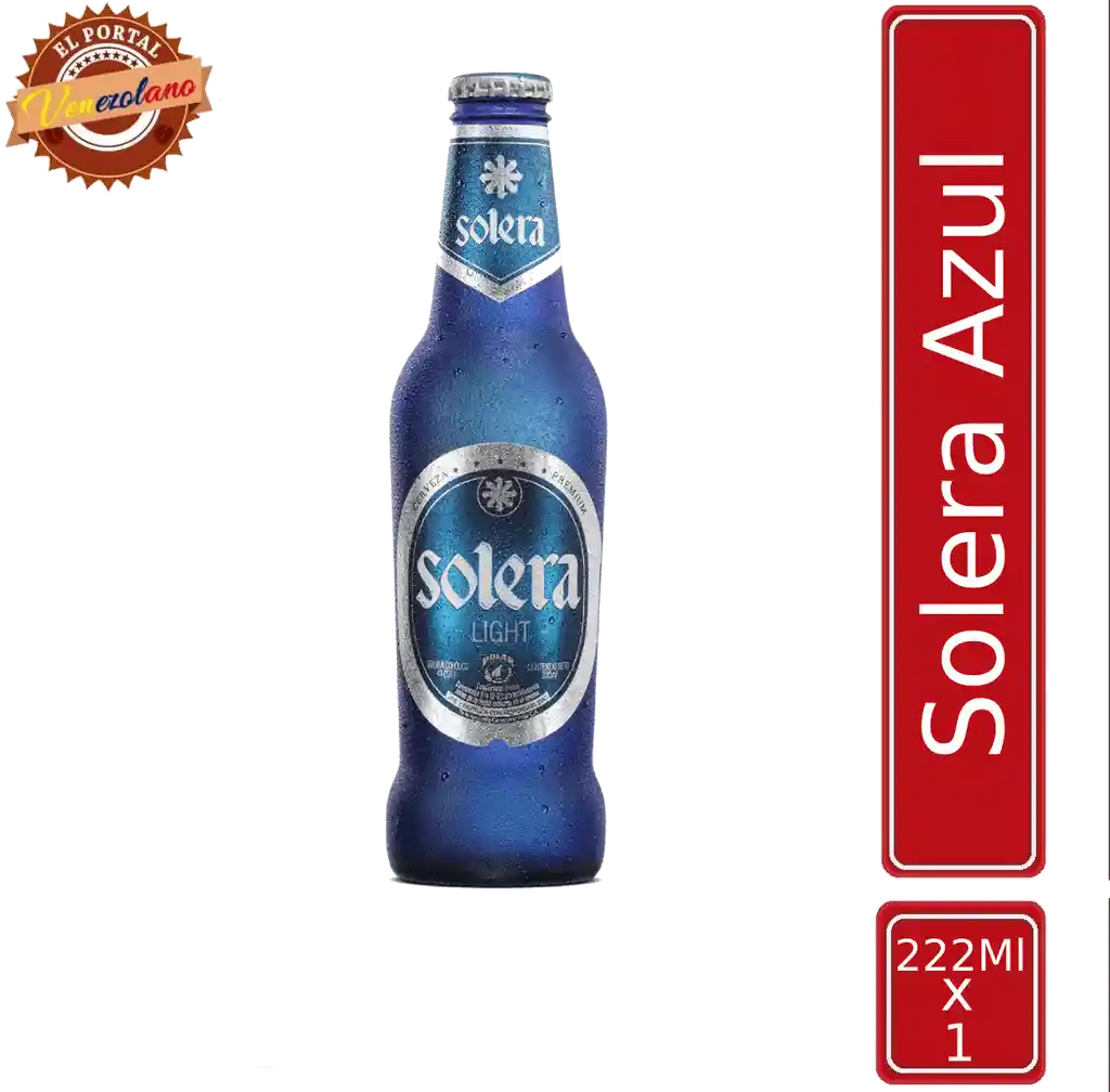 Cerveza Solera Azul Venezolana